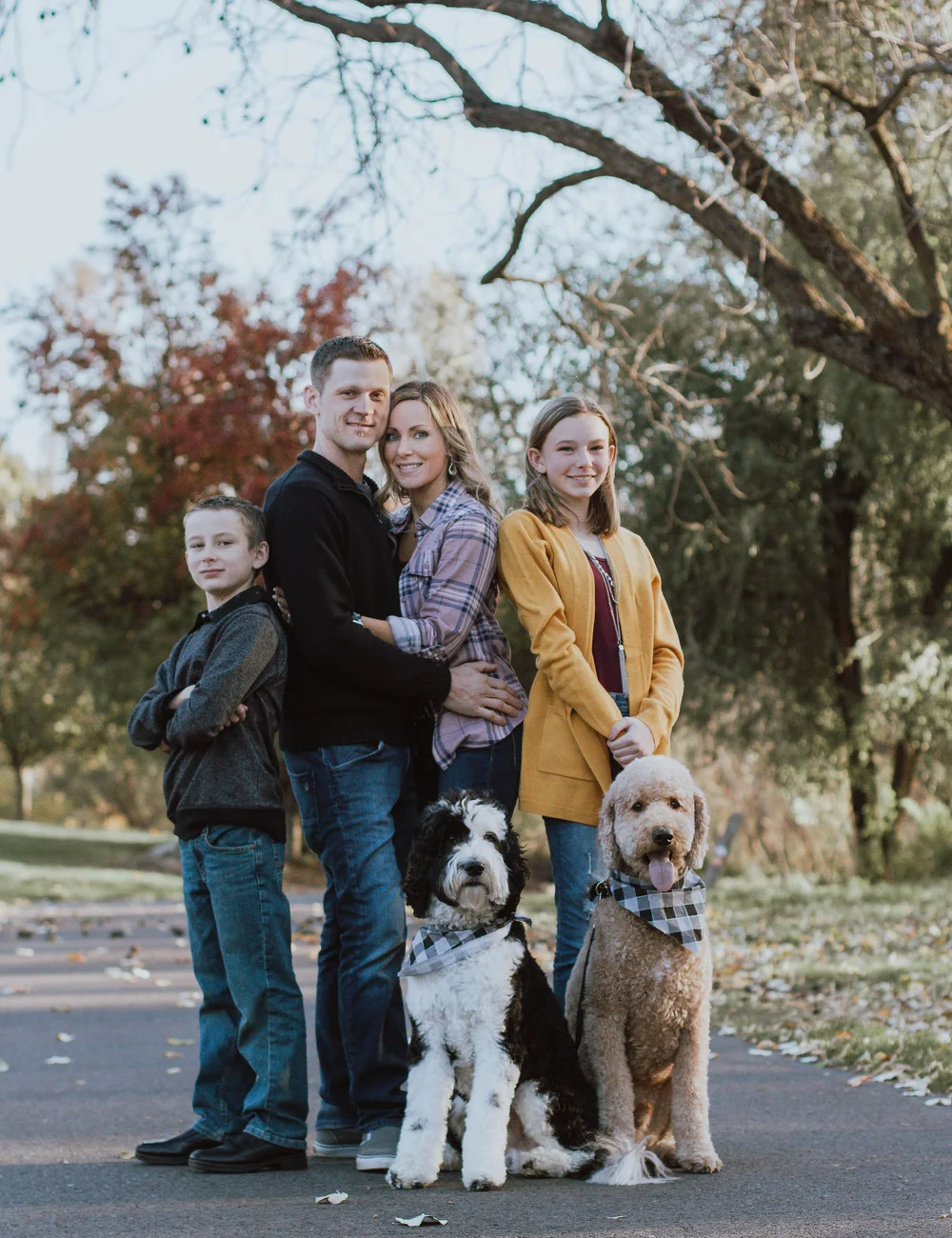 Autumn Nelson with her family